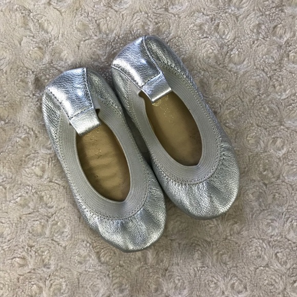 silver ballet slippers wedding